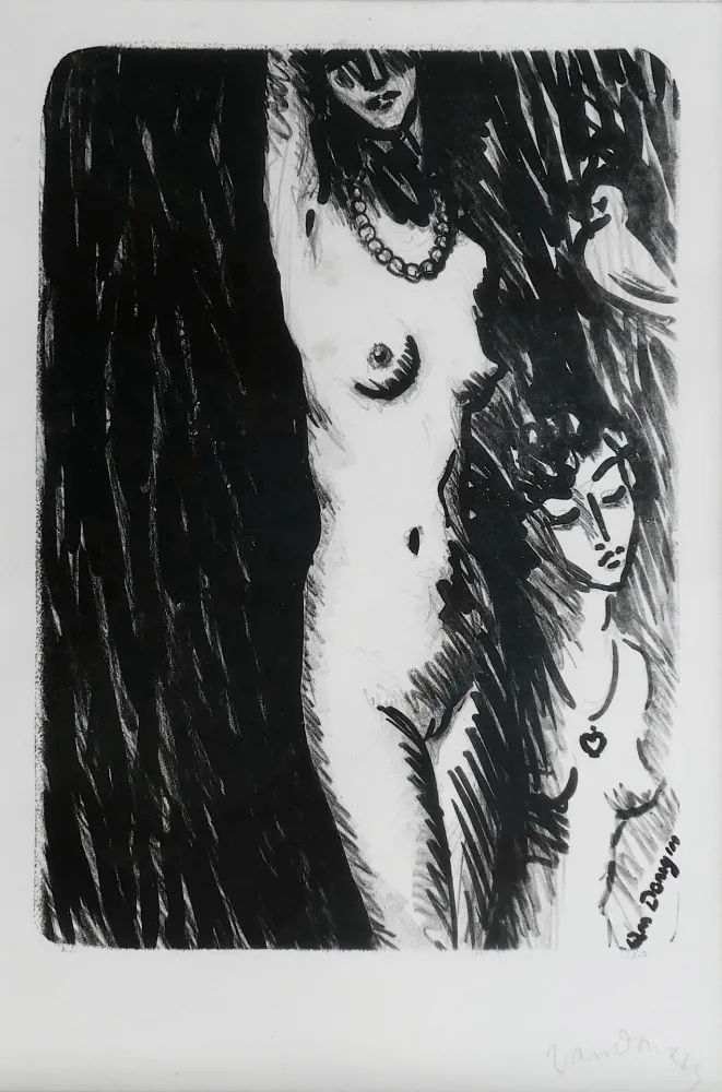 石版画 Van Dongen - Torso