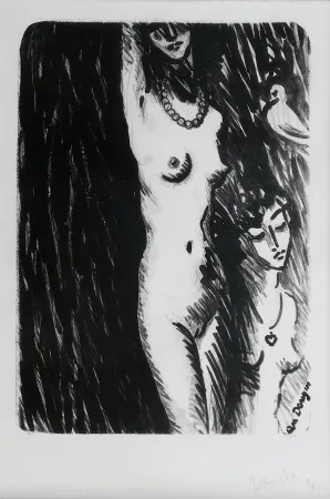 石版画 Van Dongen - Torso