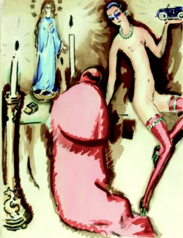 镂版印刷 Van Dongen - Venise- TheTemptation