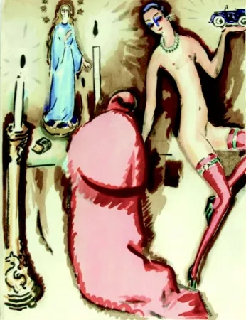 镂版印刷 Van Dongen - Venise- TheTemptation