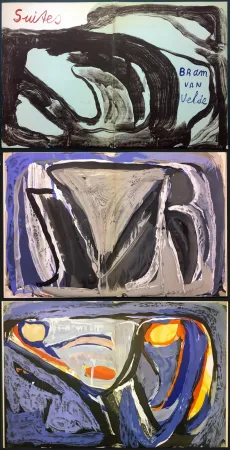 插图书 Van Velde - 7 Lithographies pour le Catalogue Galerie Krugier n°1 (1962)