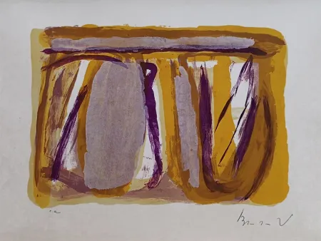 石版画 Van Velde - Apaisement 