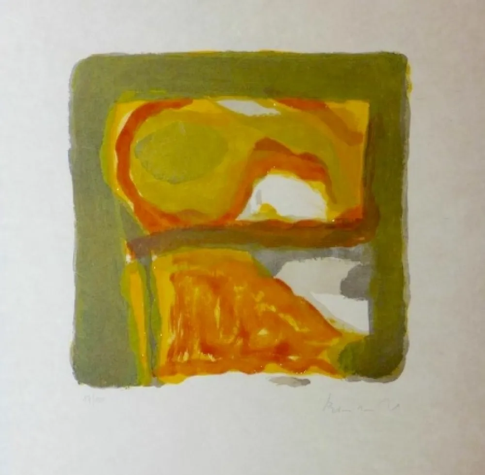 石版画 Van Velde - Automne