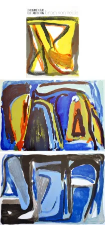 插图书 Van Velde - BRAM VAN VELDE. Derrière le Miroir n° 216. Nov. 1975.