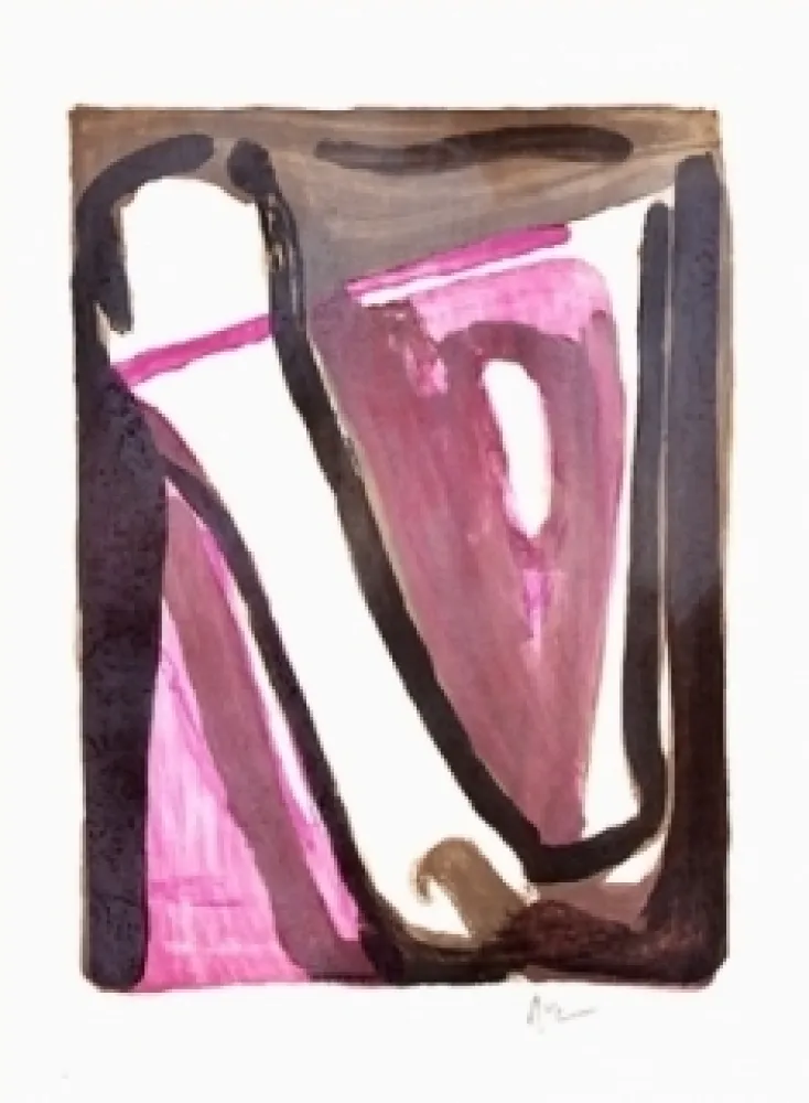 石版画 Van Velde - Ce qui reste