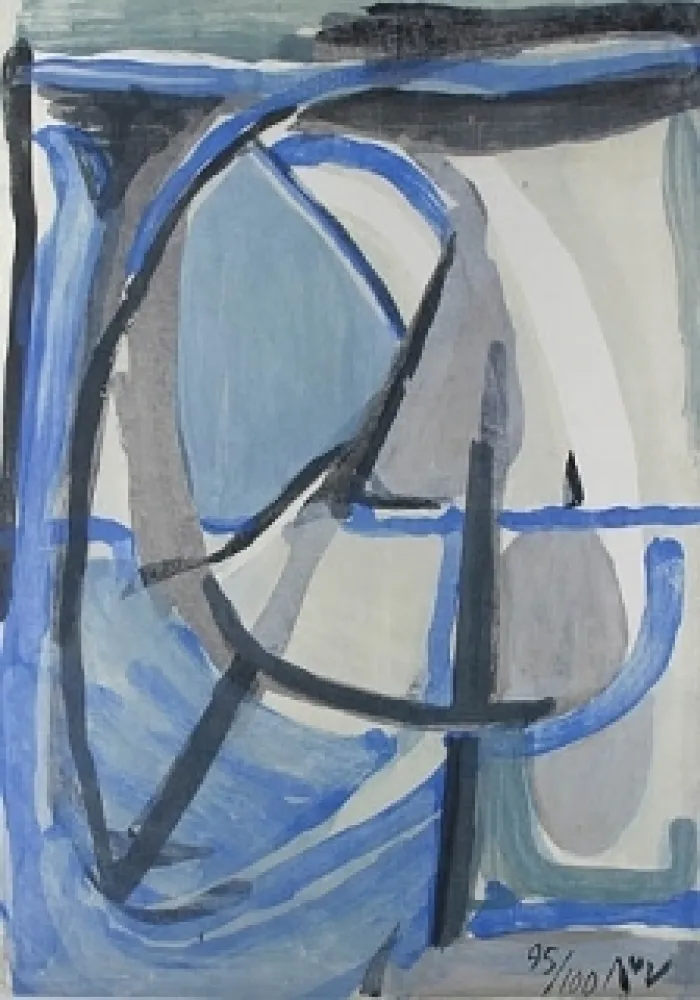 石版画 Van Velde - Clarté