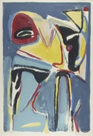 石版画 Van Velde - Composition 279