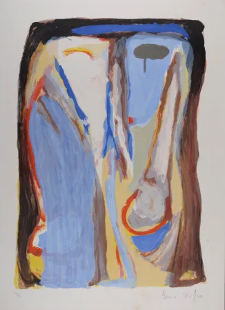 石版画 Van Velde - Composition MP 059, 1970 - Hand-signed