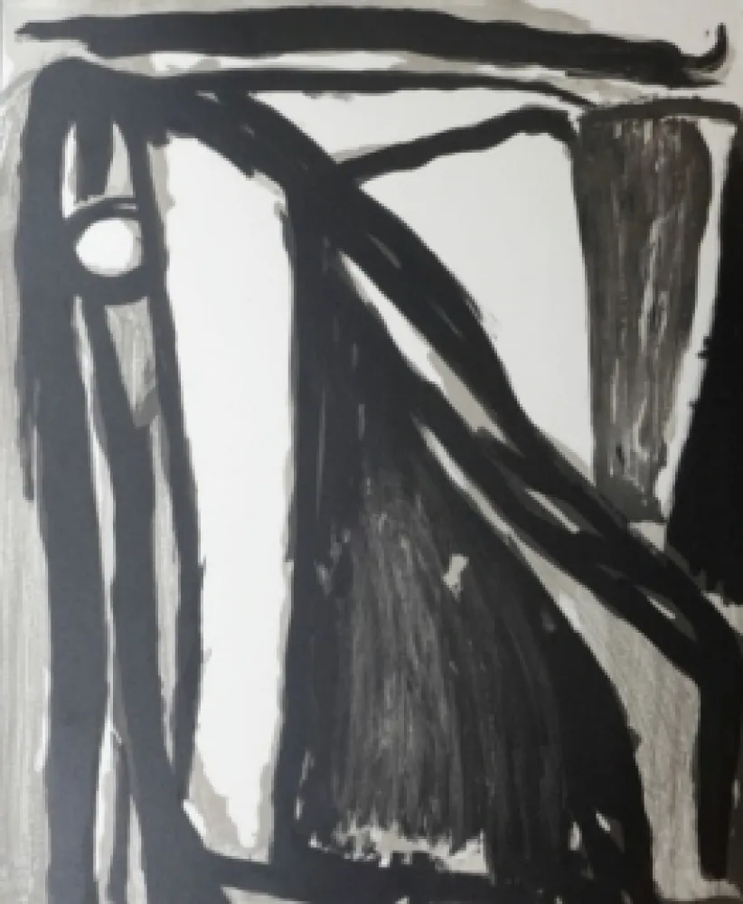 石版画 Van Velde - Décantement