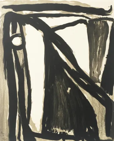 石版画 Van Velde - Decantement