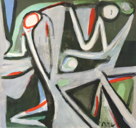 石版画 Van Velde - Désertique (MP 390)