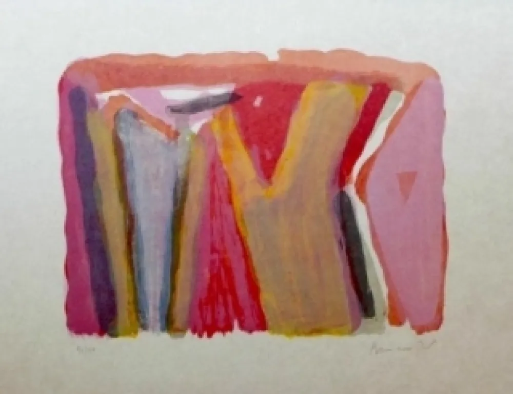 石版画 Van Velde - Devant