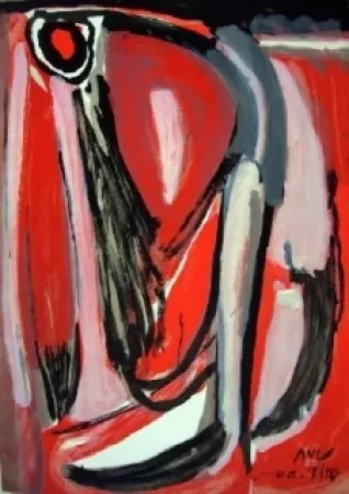 石版画 Van Velde - Eclatement