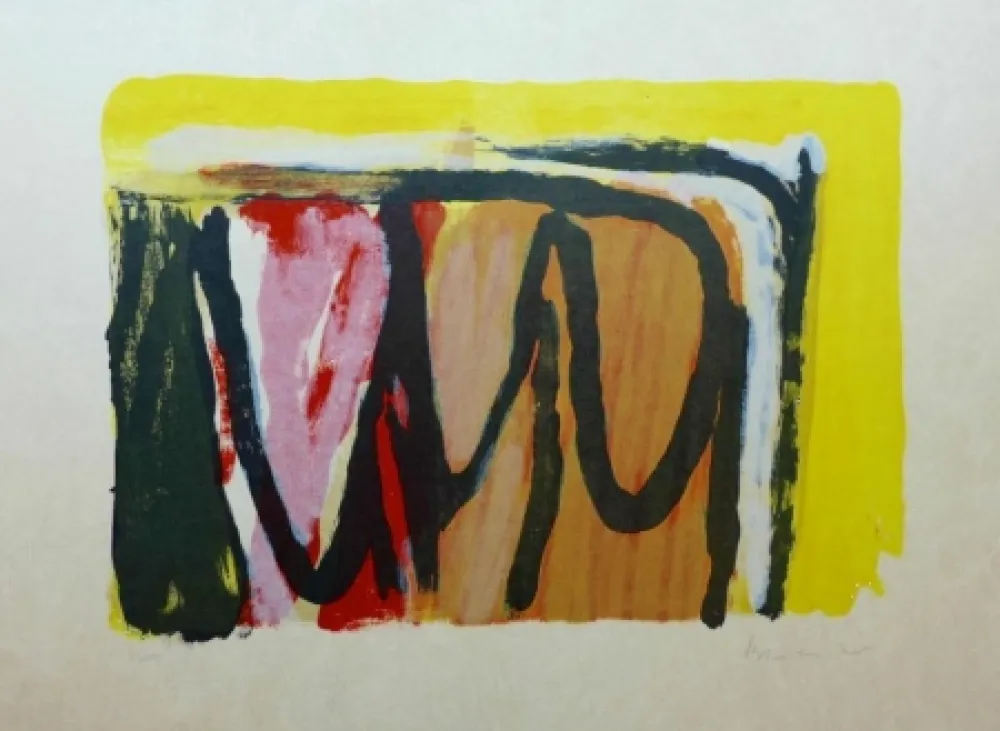 石版画 Van Velde - Hantise