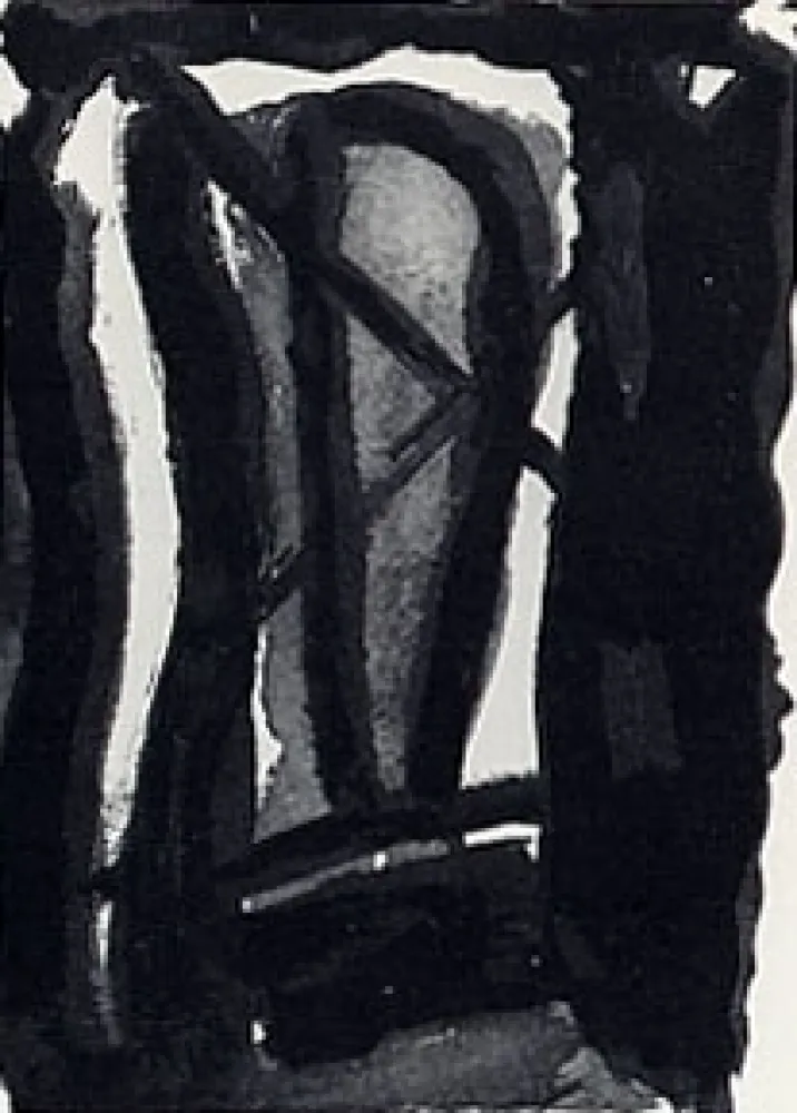 版画 Van Velde - Hantise VI 