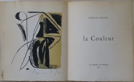 石版画 Van Velde - La couleur