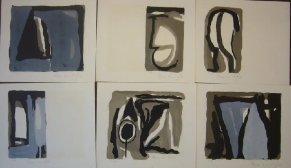 石版画 Van Velde - La folie du jour