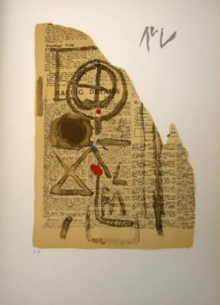 石版画 Van Velde - MP 127 Bis