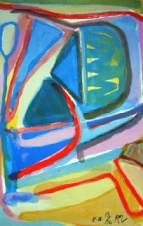 石版画 Van Velde - MP 138