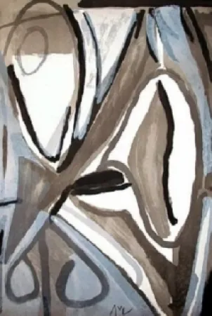 石版画 Van Velde - MP 153