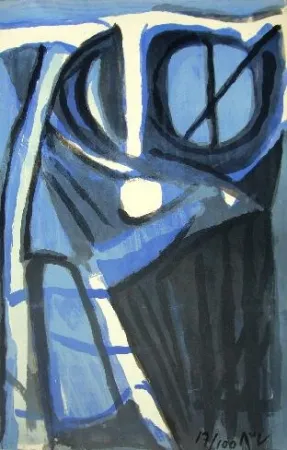 石版画 Van Velde - MP 166