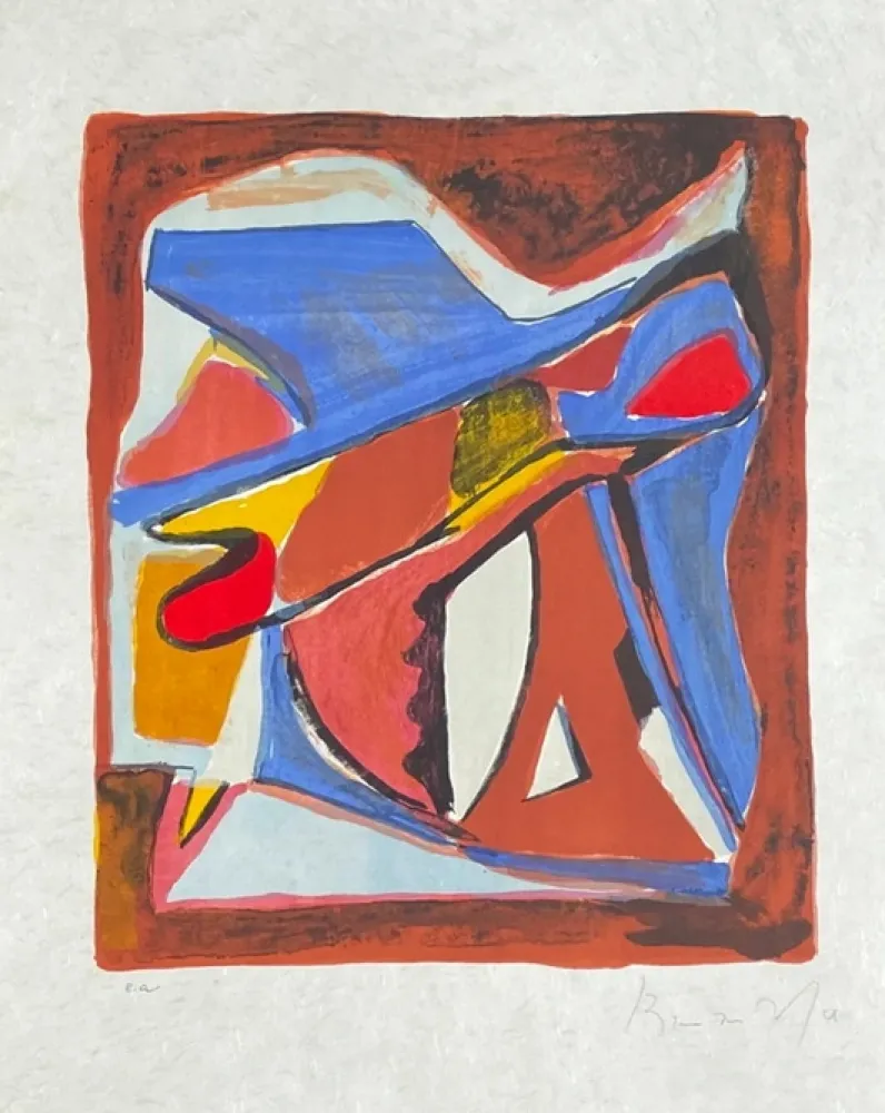 石版画 Van Velde - MP 184 - Envol