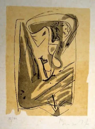 石版画 Van Velde - Mp 185