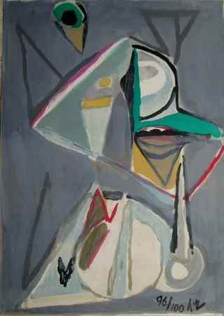 石版画 Van Velde - MP 193