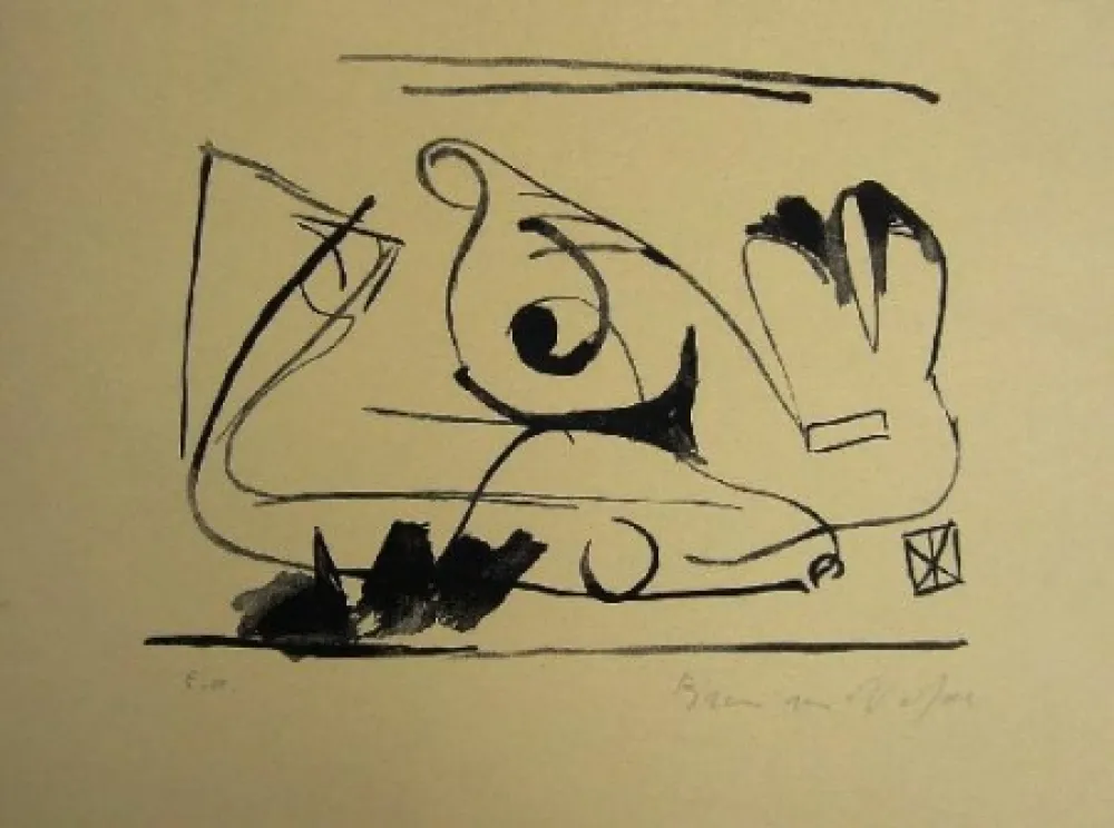 石版画 Van Velde - MP 2