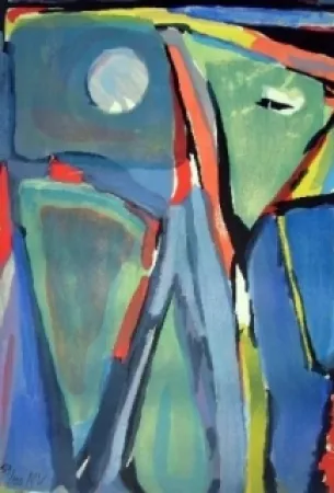 石版画 Van Velde - MP 200