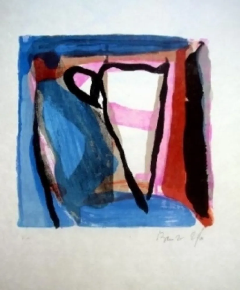 石版画 Van Velde - MP 207 - Centrée