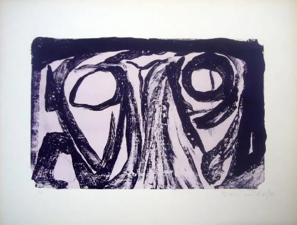 石版画 Van Velde - MP 24