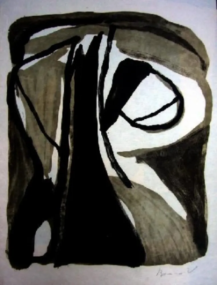 石版画 Van Velde - MP 244 bis