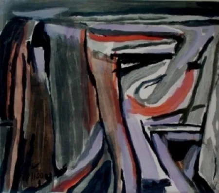 石版画 Van Velde - MP 253