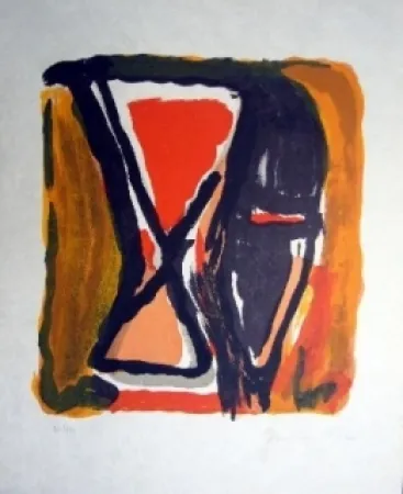 石版画 Van Velde - MP 255