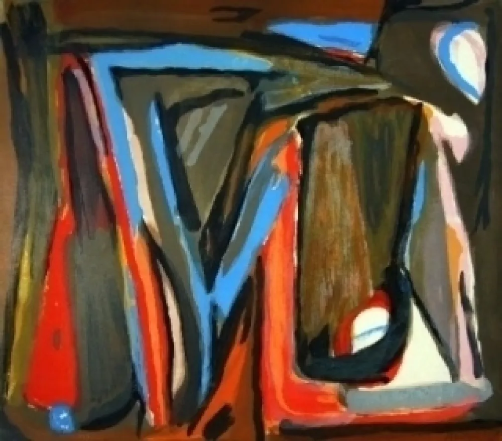 石版画 Van Velde - MP 316 - Le tout