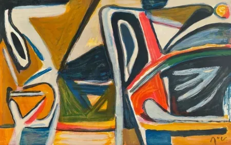 石版画 Van Velde - MP 387 - Exubérance