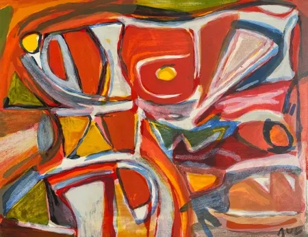 石版画 Van Velde - MP 389 - Embrasement