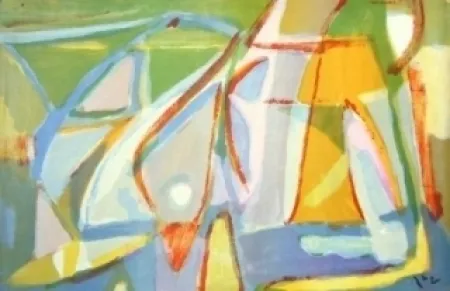 石版画 Van Velde - MP 395 - Element