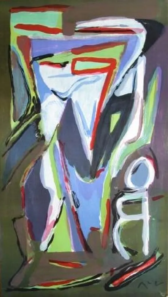 石版画 Van Velde - MP 396 - Nord