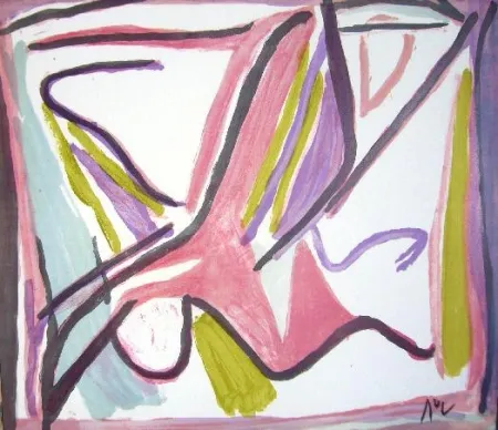 石版画 Van Velde - MP 403 - Séparation