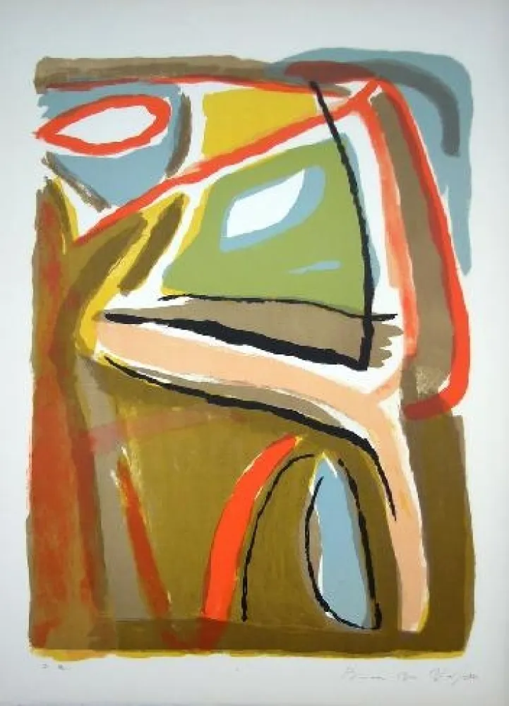 石版画 Van Velde - MP 44 - Soleil