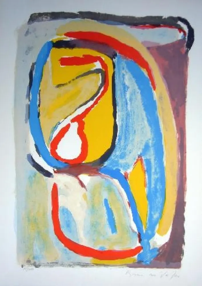 石版画 Van Velde - MP 54 - Matin