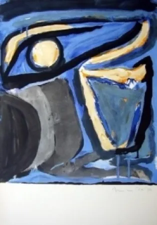 石版画 Van Velde - MP 65 - Musée national d'art moderne