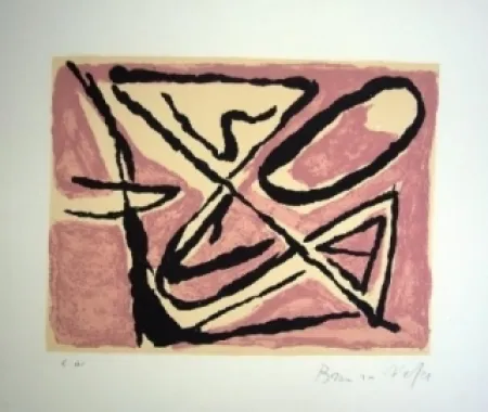 石版画 Van Velde - MP 84