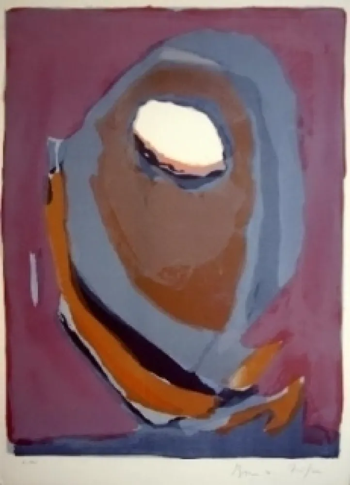 石版画 Van Velde - MP 86 - Le Cycloope