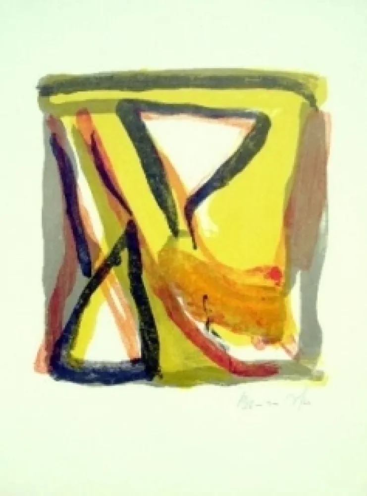 石版画 Van Velde - MP208 Vif