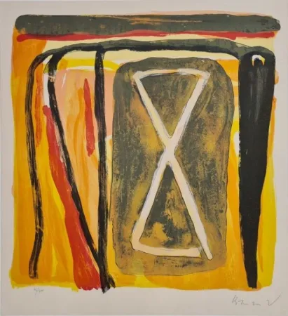 石版画 Van Velde - No title