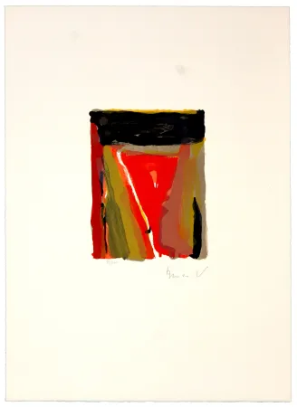 石版画 Van Velde - Pour Jorn