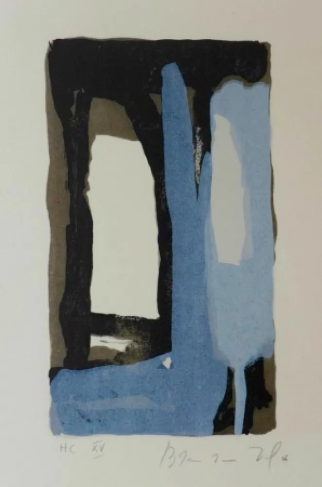 石版画 Van Velde - Pour La folie du jour